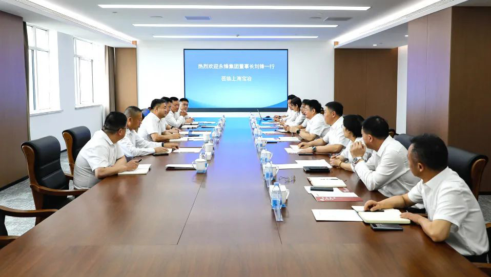 永锋集团董事长刘锋一行到访上海宝运莱